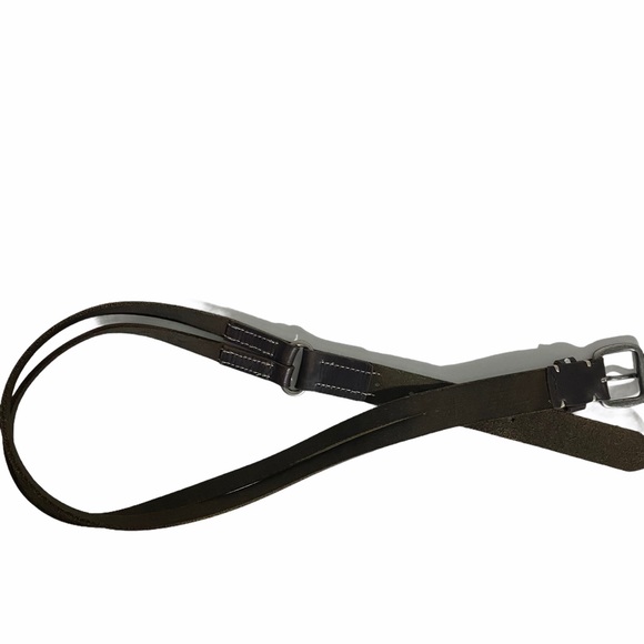 Brown Leather Belt Split in back, 38 1/2” long - Picture 4 of 7